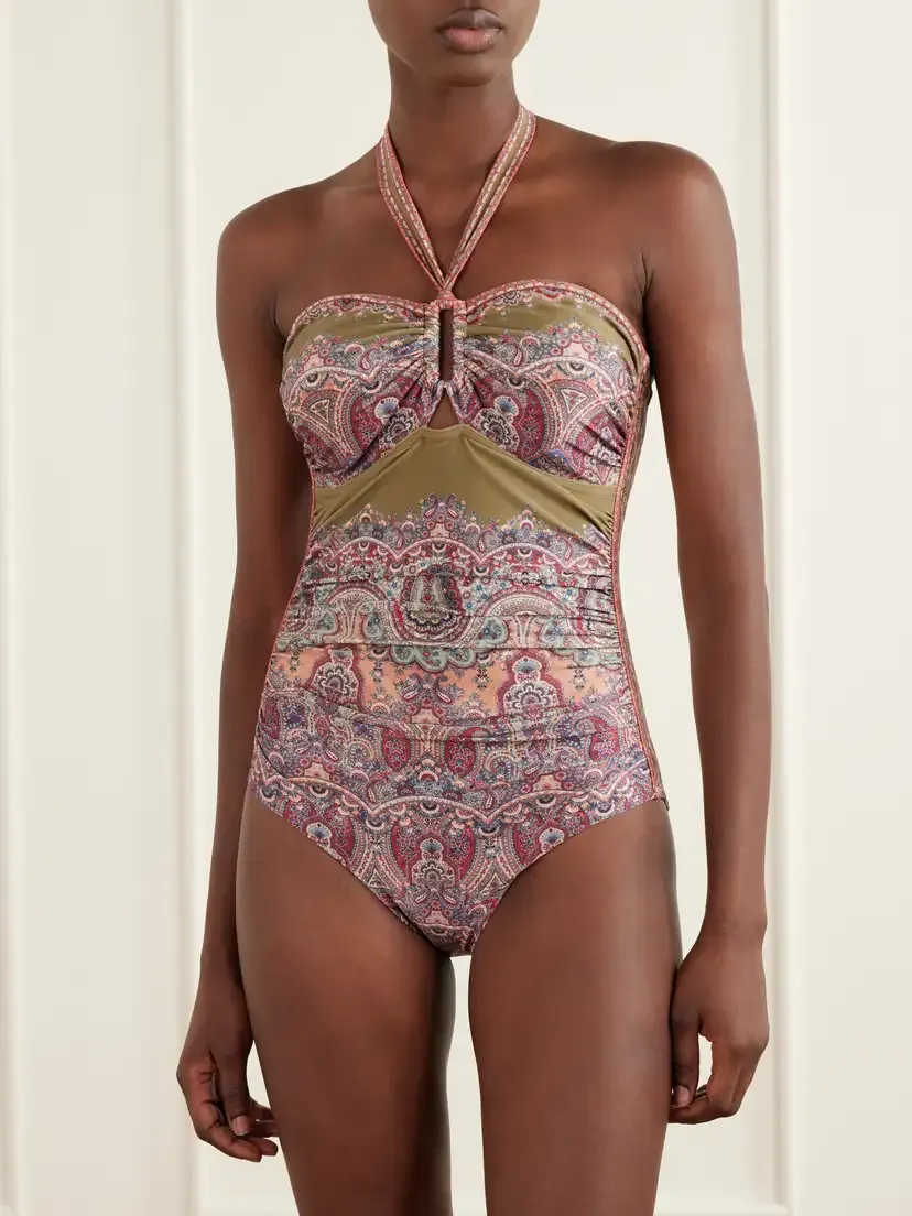 Zimmermann Fairlight Cut-out Printed Swimsuit | Thumbnail 2 Zimmermann Fairlight Cut-out Printed Swimsuit | Thumbnail 2