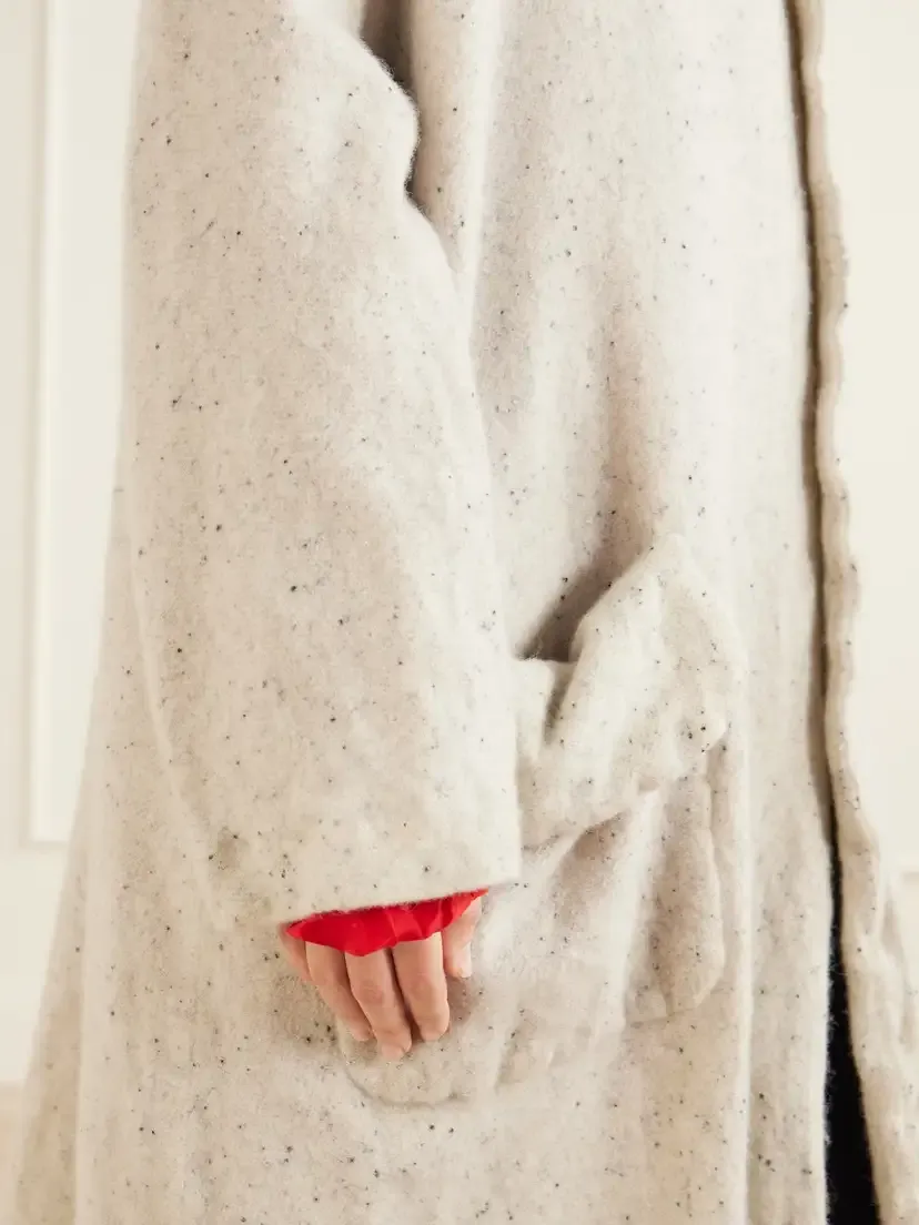 Comme des Garçons Comme des Garçons Wool-blend Tweed Coat | Thumbnail 6