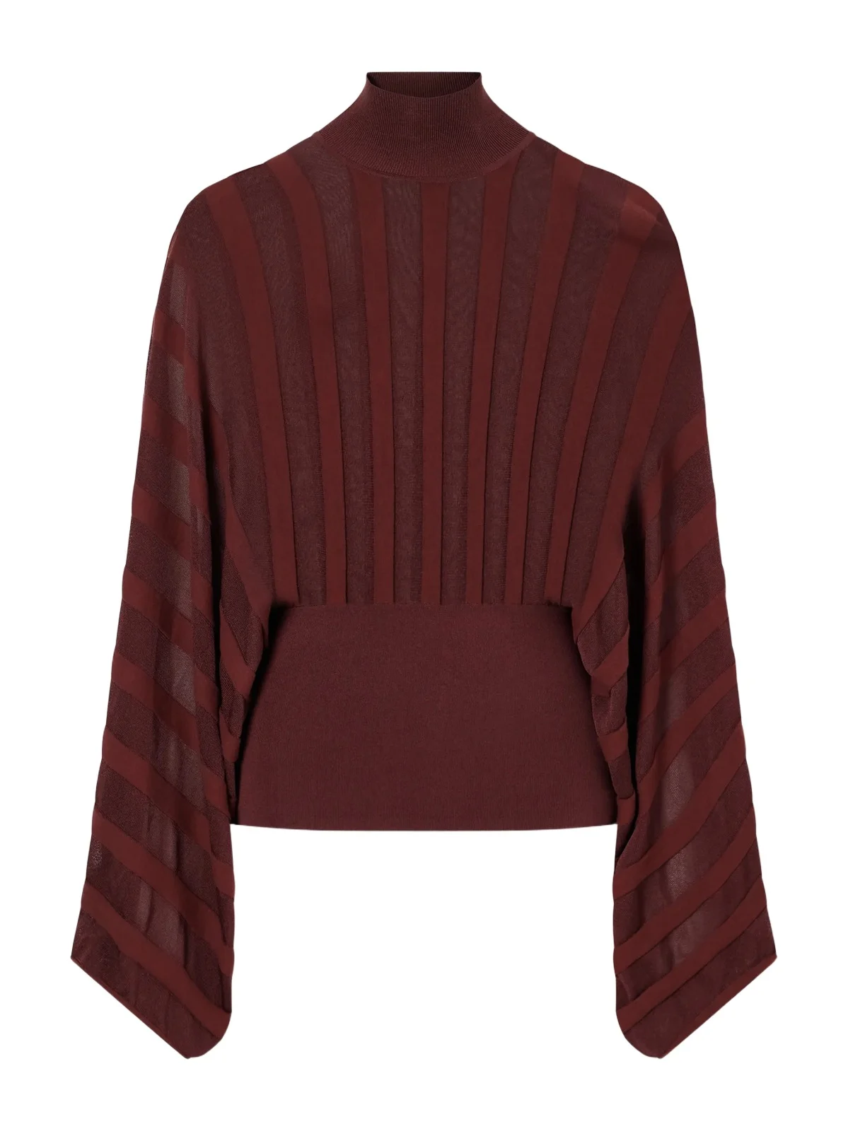 Clash Striped Stretch-jersey Turtleneck Sweater Clash Striped Stretch-jersey Turtleneck Sweater