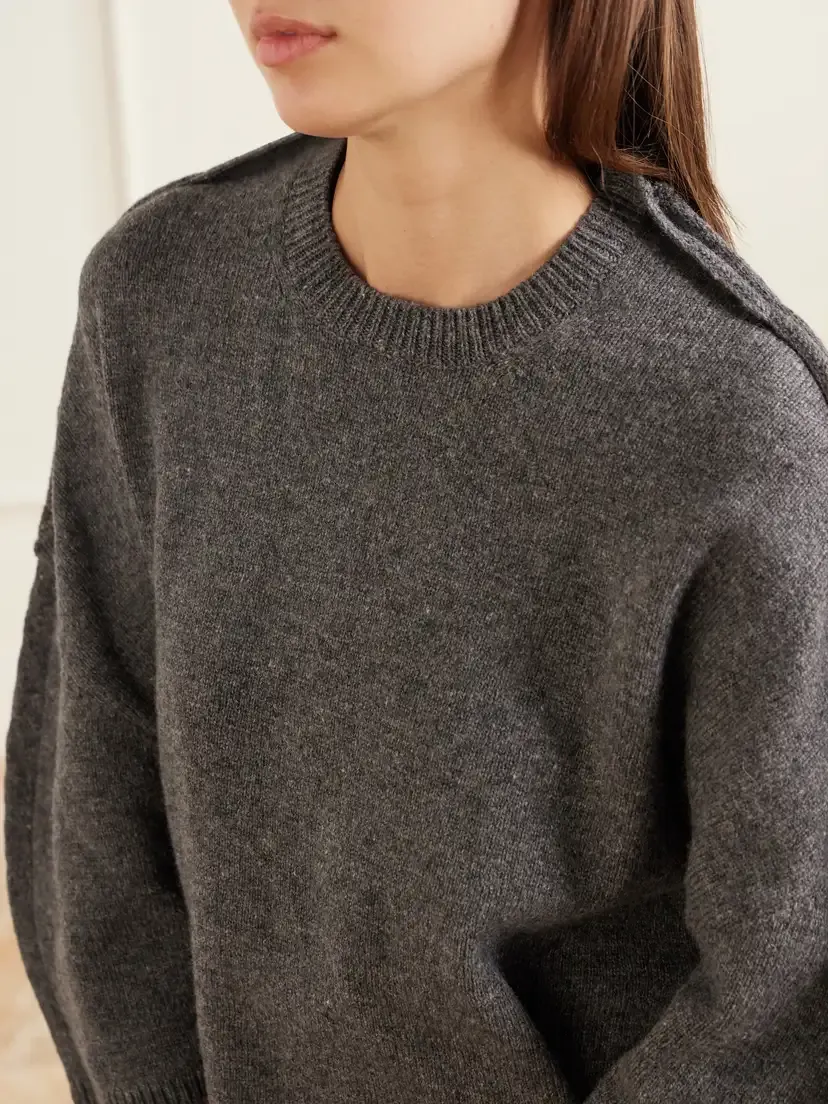 Comme des Garçons Comme des Garçons Peplum Wool Sweater | Thumbnail 4