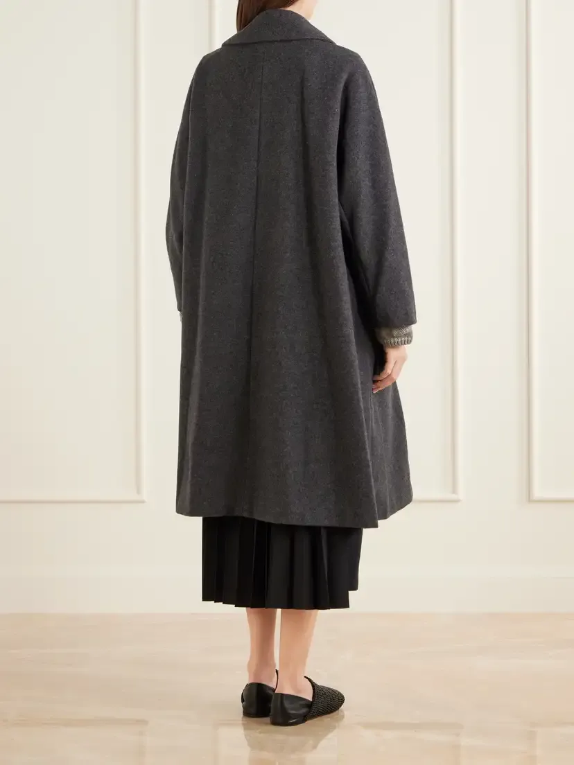 Comme des Garçons Comme des Garçons Wool-blend Airy Mosser Coat | Thumbnail 4