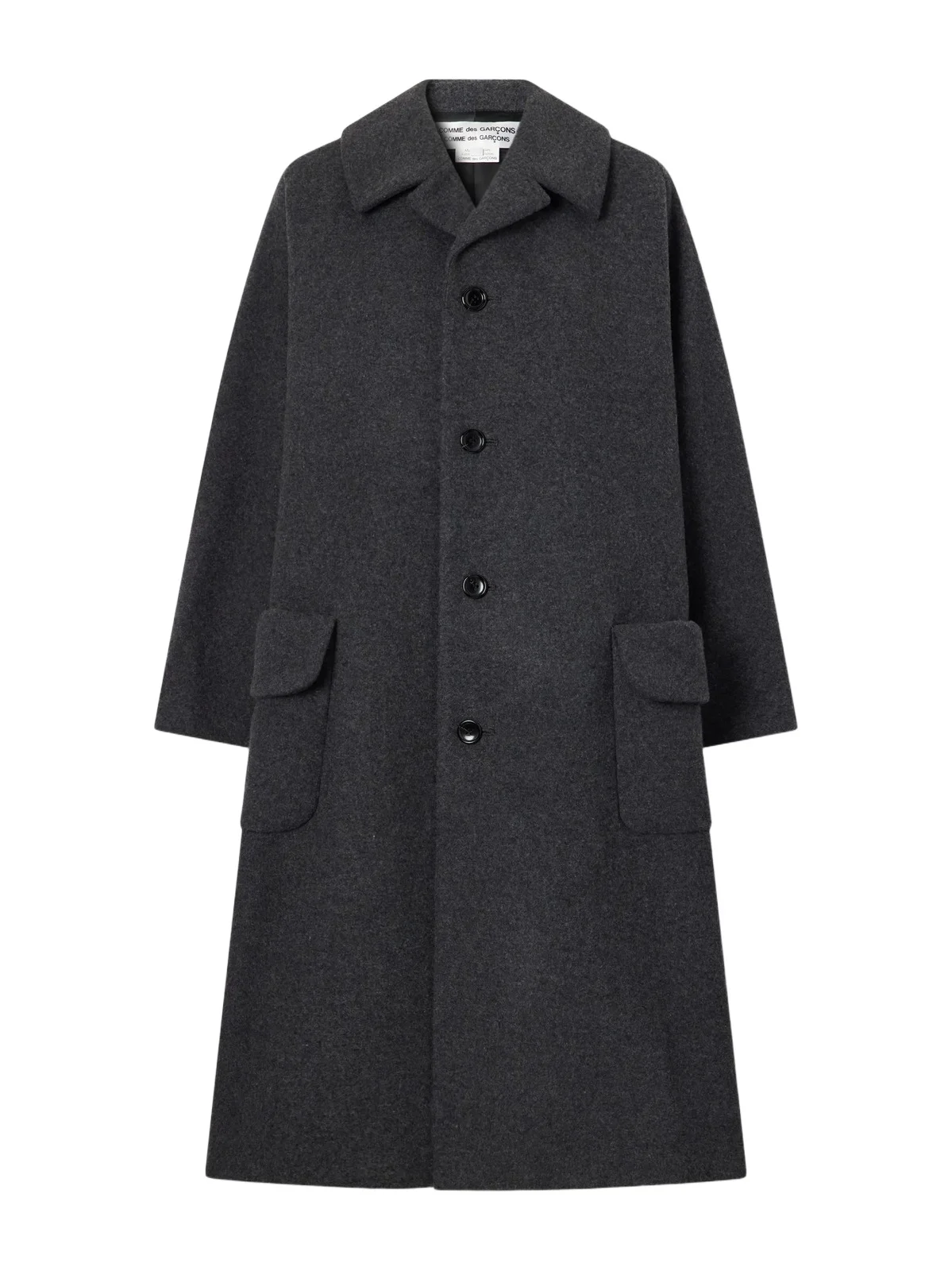 Wool-blend Airy Mosser Coat Wool-blend Airy Mosser Coat