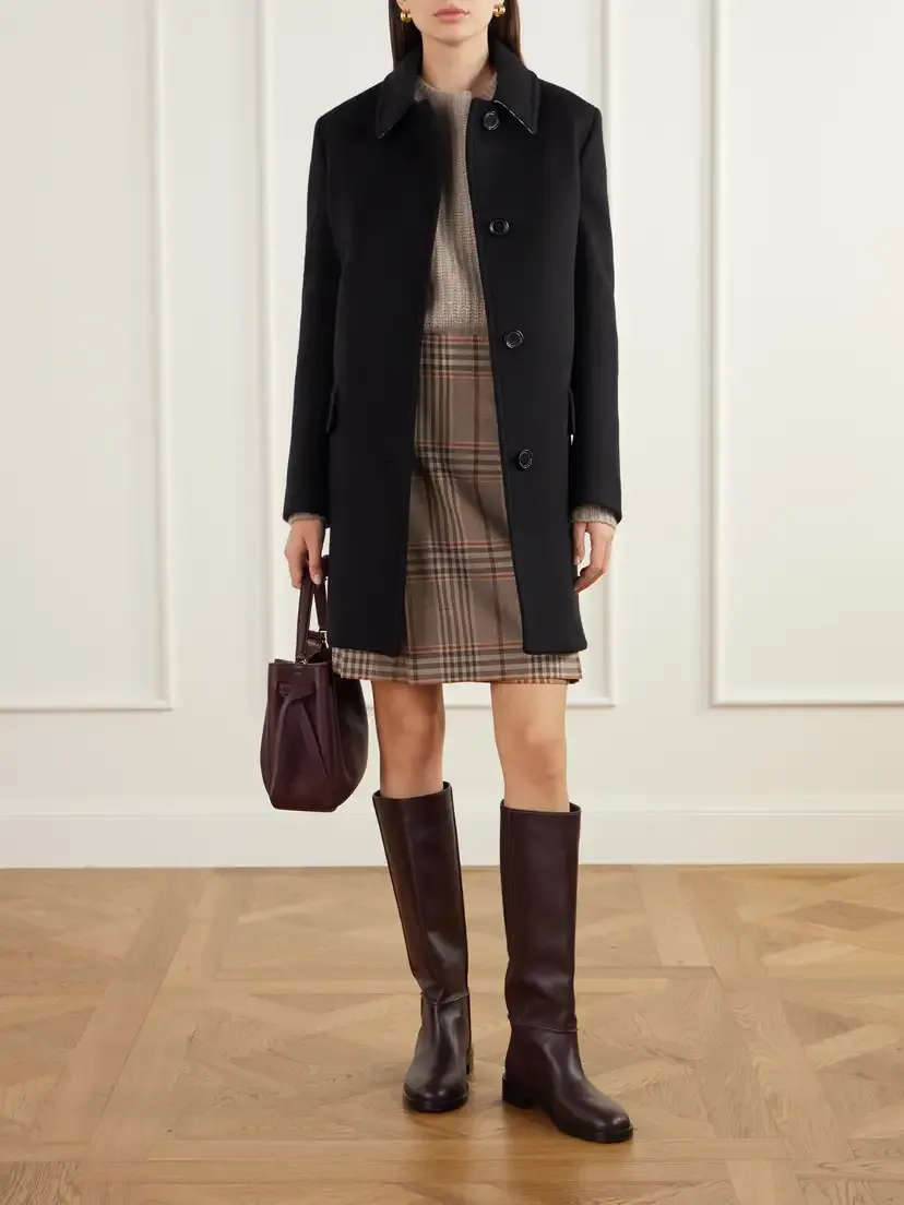 Burberry Gosford Wool And Cashmere-blend Felt Coat | Thumbnail 2 Burberry Gosford Wool And Cashmere-blend Felt Coat | Thumbnail 2