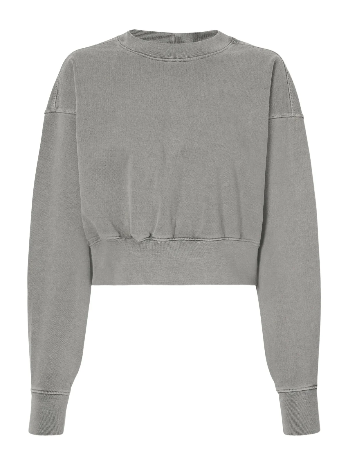 Cropped Cotton-jersey Sweatshirt Cropped Cotton-jersey Sweatshirt