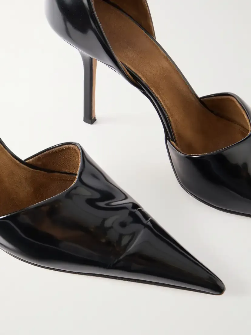Calvin Klein Collection Erin D'orsay 75 Patent-leather Pumps | Thumbnail 5