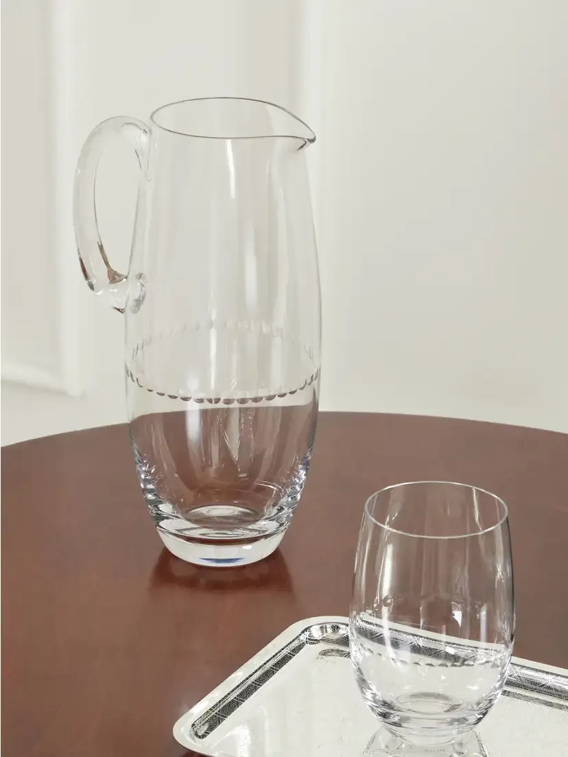 Christofle Perles Lead-free Crystal Water Pitcher | Thumbnail 2 Christofle Perles Lead-free Crystal Water Pitcher | Thumbnail 2