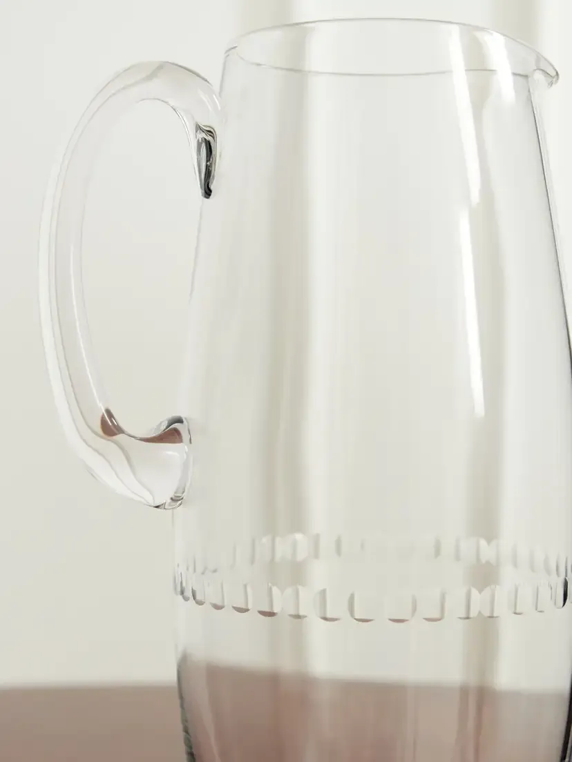 Christofle Perles Lead-free Crystal Water Pitcher | Thumbnail 3 Christofle Perles Lead-free Crystal Water Pitcher | Thumbnail 3
