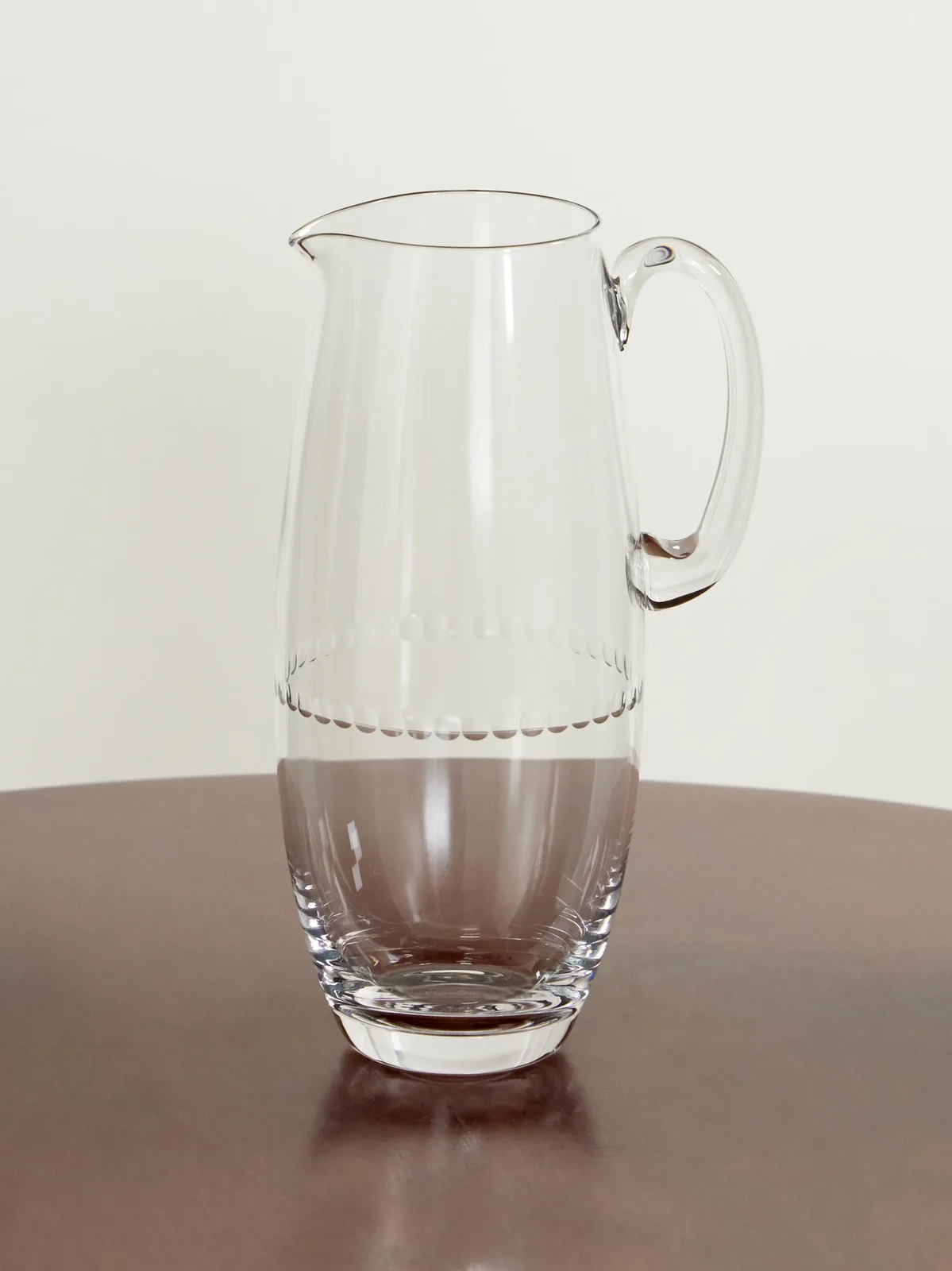 Christofle Perles Lead-free Crystal Water Pitcher