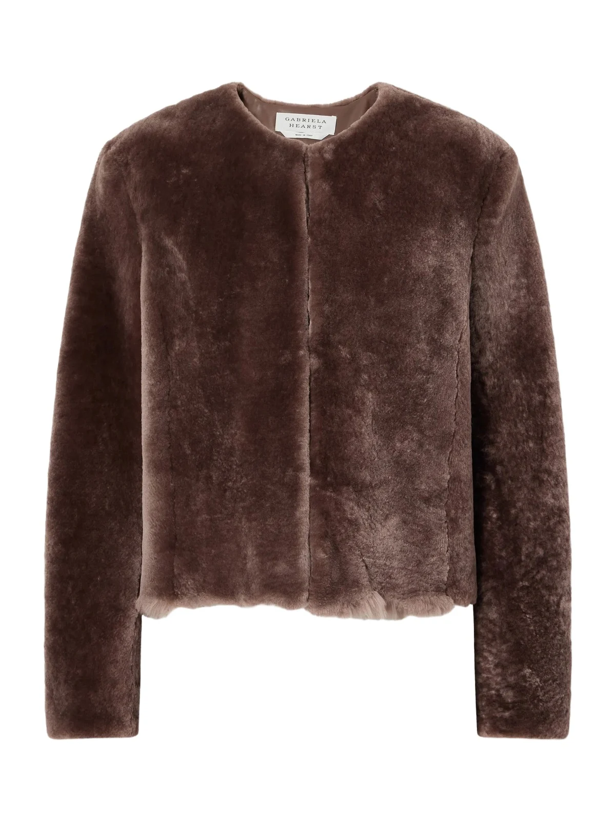 Hemera Cropped Raw-edge Shearling Jacket Hemera Cropped Raw-edge Shearling Jacket