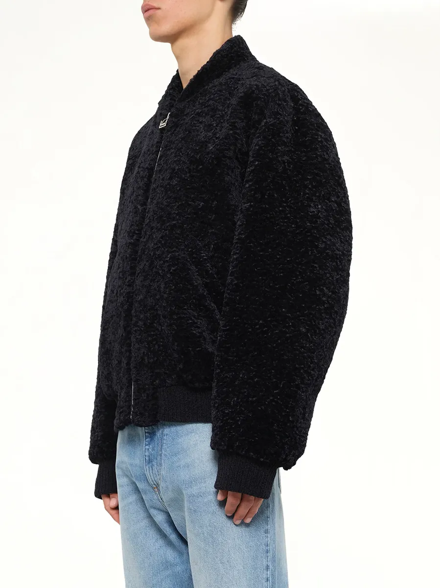 WOOYOUNGMI Velvet Bomber Jacket | Thumbnail 3 WOOYOUNGMI Velvet Bomber Jacket | Thumbnail 3