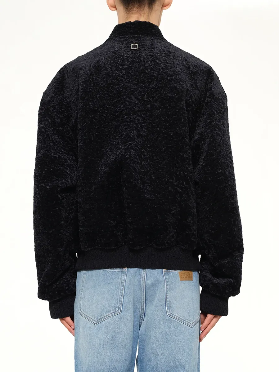 WOOYOUNGMI Velvet Bomber Jacket | Thumbnail 5 WOOYOUNGMI Velvet Bomber Jacket | Thumbnail 5