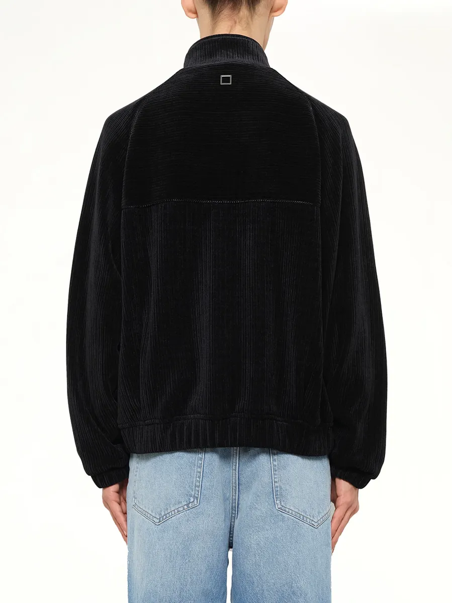 WOOYOUNGMI Velvet Track Top | Thumbnail 5 WOOYOUNGMI Velvet Track Top | Thumbnail 5