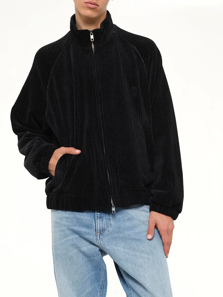 WOOYOUNGMI Velvet Track Top | Thumbnail 6 WOOYOUNGMI Velvet Track Top | Thumbnail 6
