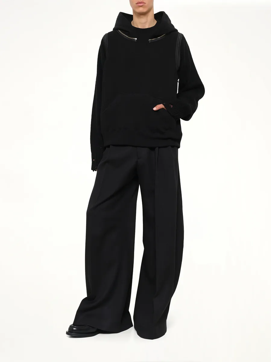 Undercover Wool Deconstructed Hoodie | Thumbnail 4 Undercover Wool Deconstructed Hoodie | Thumbnail 4