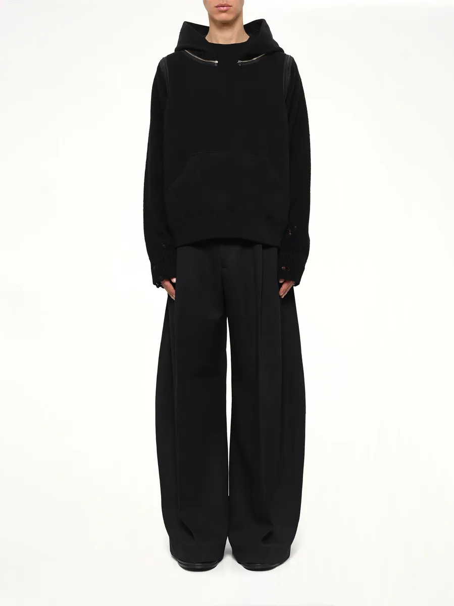 Undercover Wool Deconstructed Hoodie | Thumbnail 7 Undercover Wool Deconstructed Hoodie | Thumbnail 7