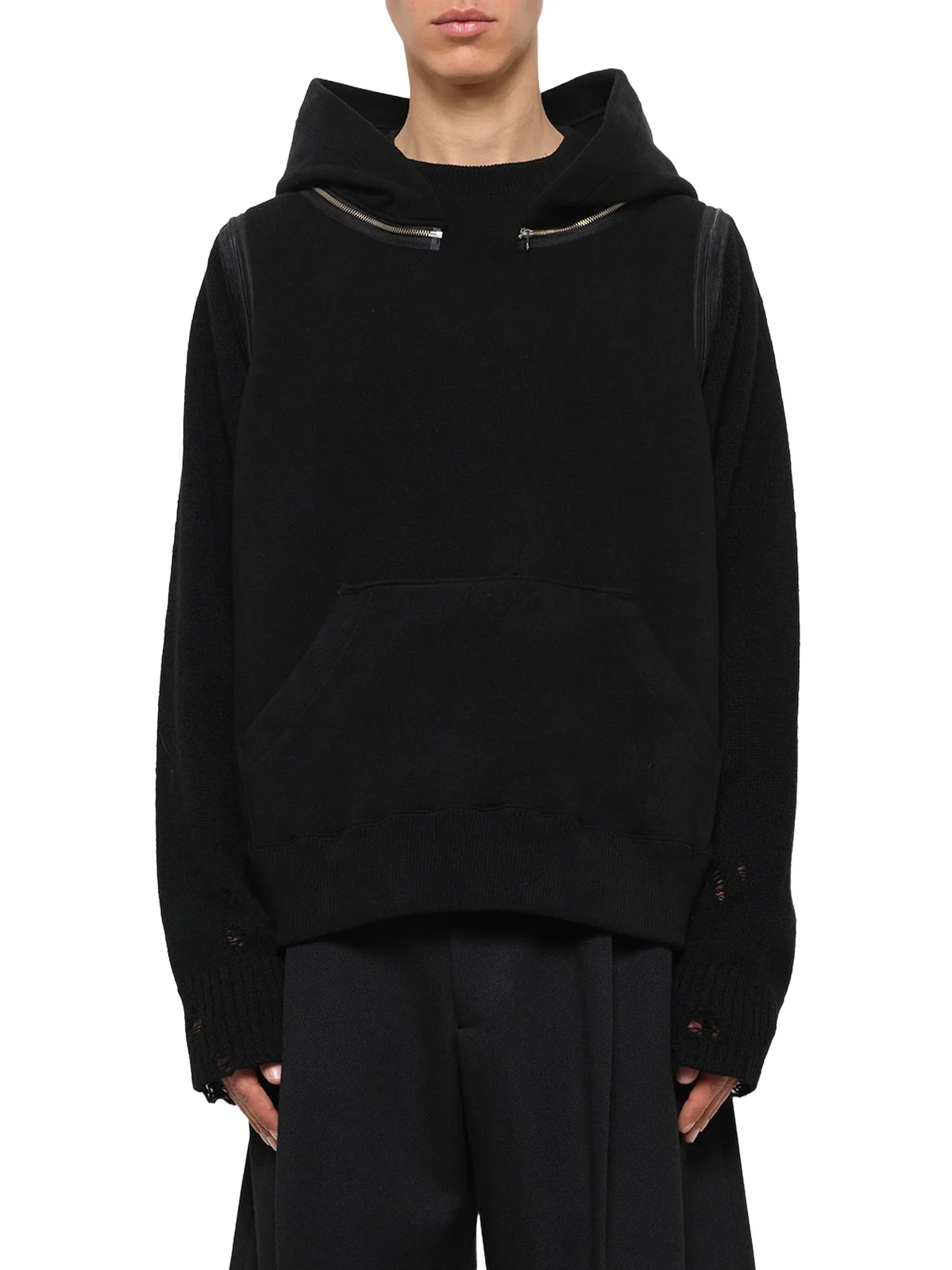 Wool Deconstructed Hoodie Wool Deconstructed Hoodie