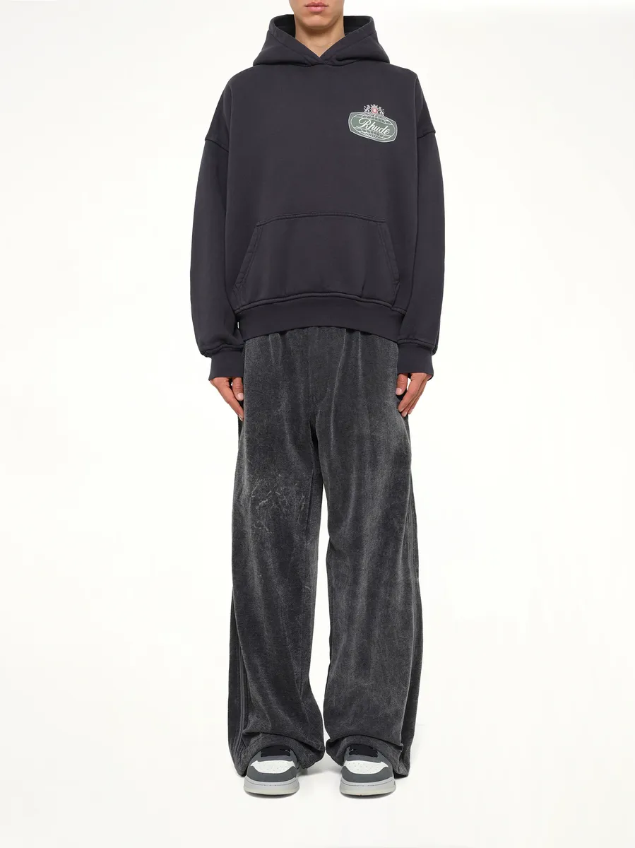 Rhude Desert Crest Hoodie in Vintage Black/silver | Thumbnail 7