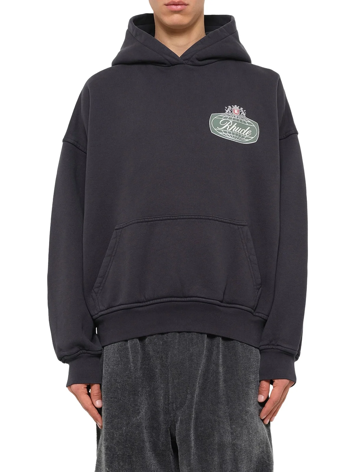 Rhude Rhude Desert Crest Hoodie in Vintage Black/silver