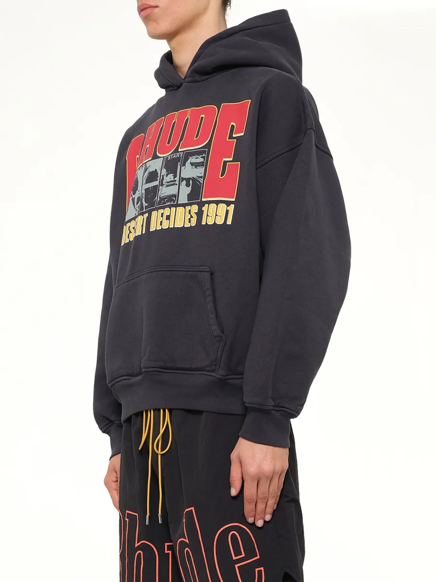 Rhude The Desert Decides Hoodie in Vintage Black/red | Thumbnail 3 Rhude The Desert Decides Hoodie in Vintage Black/red | Thumbnail 3