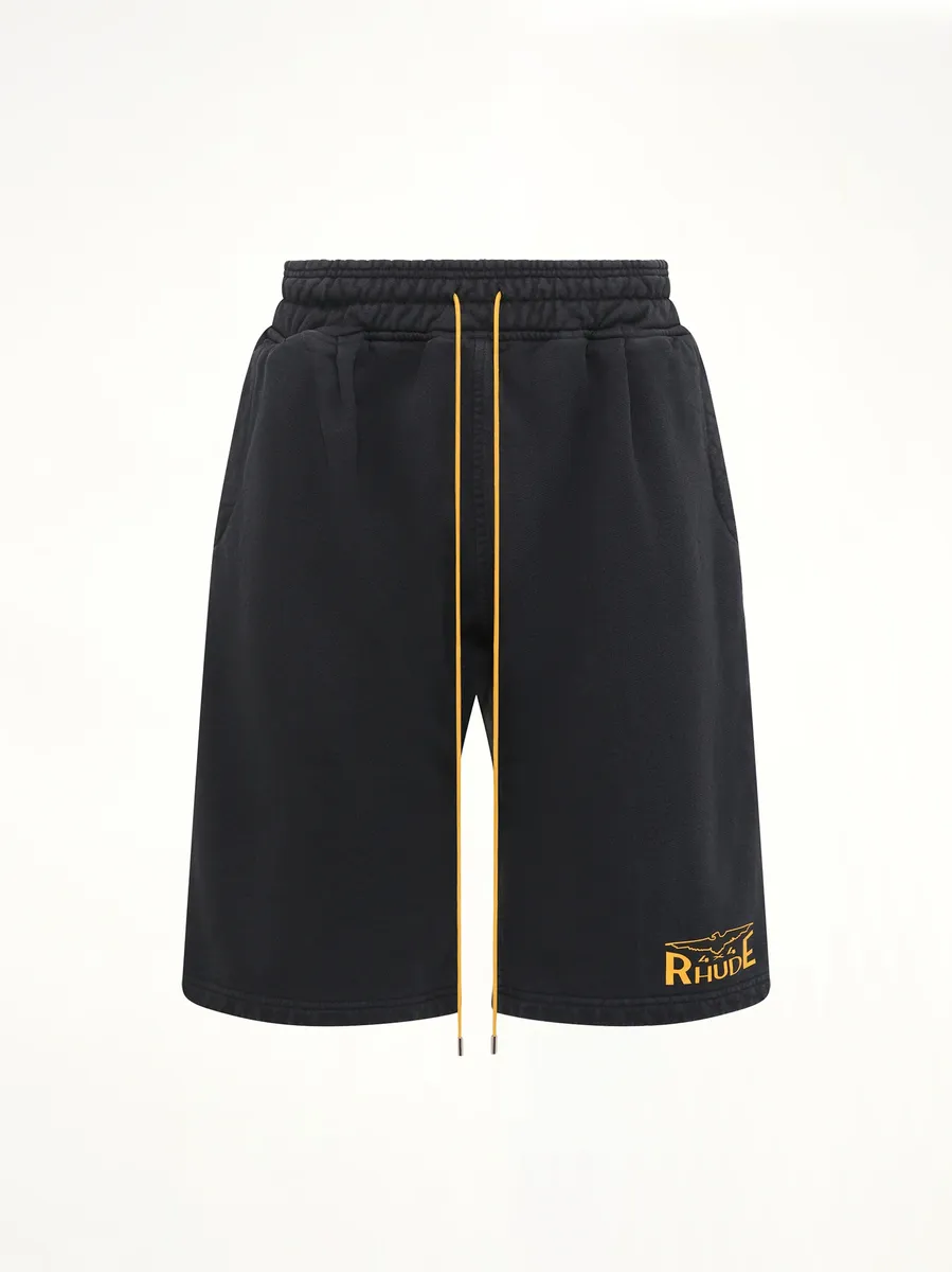 Rhude 4x4 Spirit Sweatshort in Vintage Black | Thumbnail 2 Rhude 4x4 Spirit Sweatshort in Vintage Black | Thumbnail 2