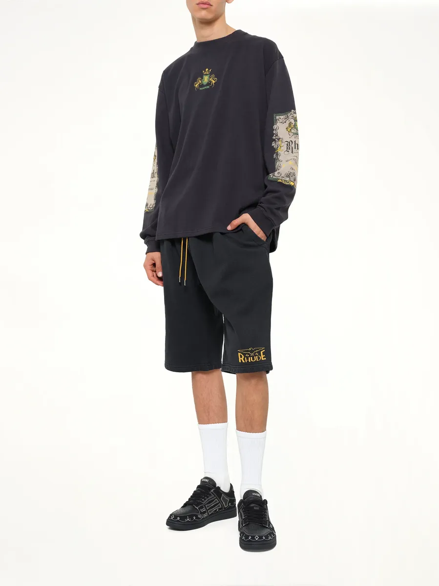Rhude 4x4 Spirit Sweatshort in Vintage Black | Thumbnail 4 Rhude 4x4 Spirit Sweatshort in Vintage Black | Thumbnail 4