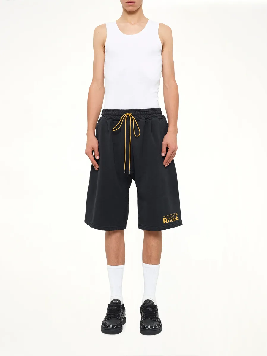 Rhude 4x4 Spirit Sweatshort in Vintage Black | Thumbnail 7 Rhude 4x4 Spirit Sweatshort in Vintage Black | Thumbnail 7