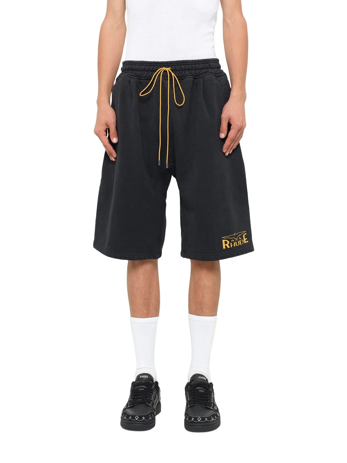 Rhude 4x4 Spirit Sweatshort in Vintage Black