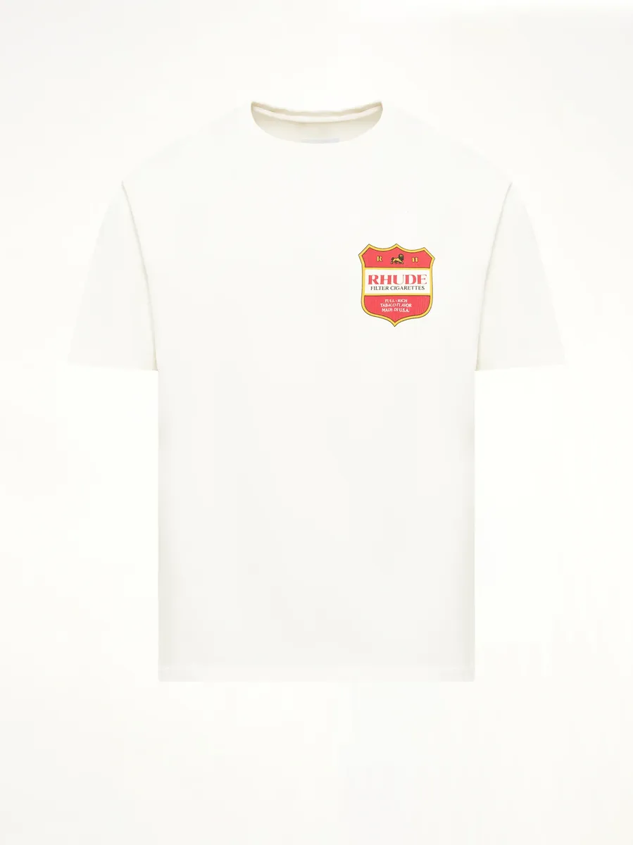 Rhude Filtaro Crest T-shirt in Vintage White | Thumbnail 2 Rhude Filtaro Crest T-shirt in Vintage White | Thumbnail 2