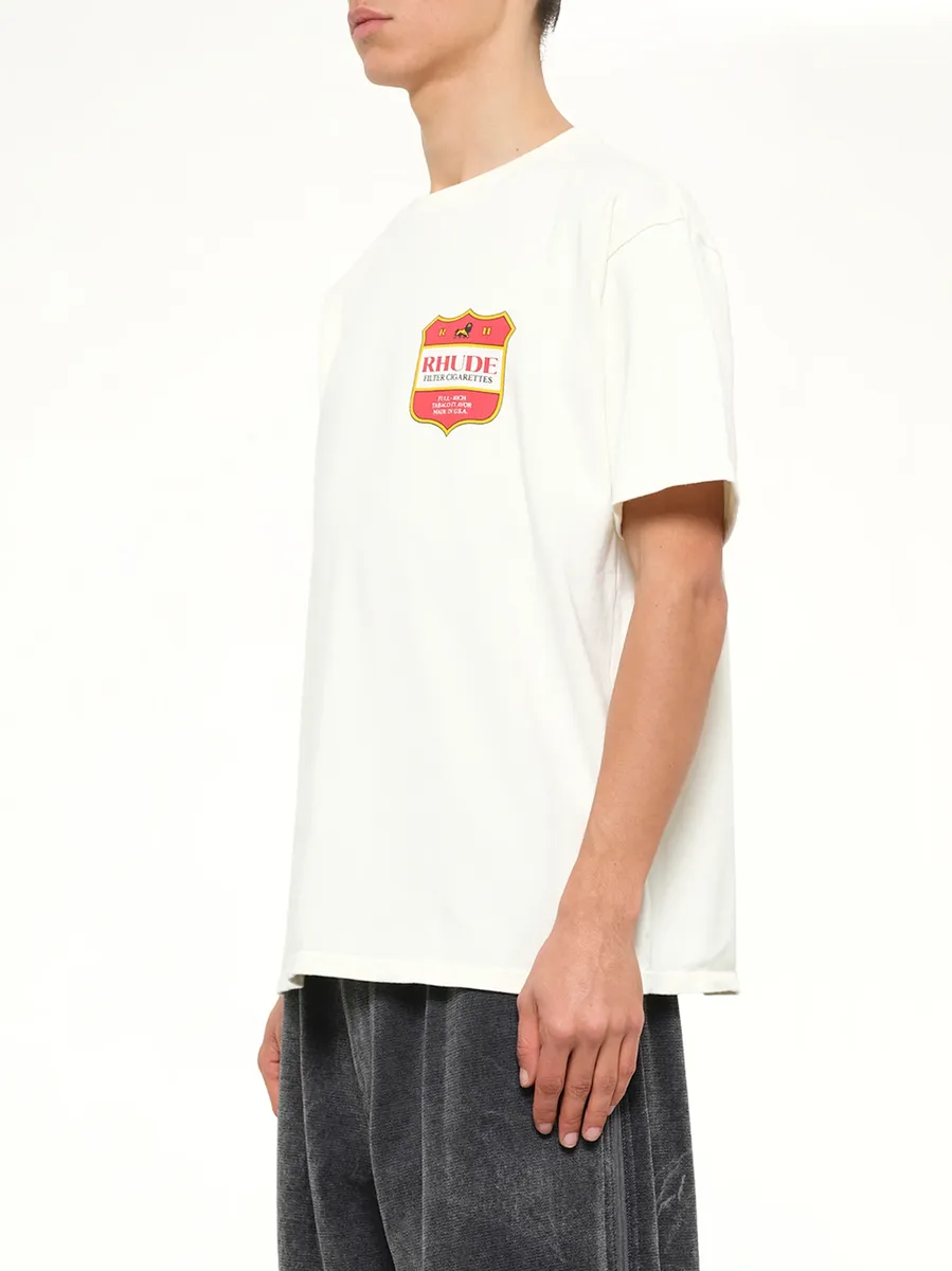 Rhude Filtaro Crest T-shirt in Vintage White | Thumbnail 3 Rhude Filtaro Crest T-shirt in Vintage White | Thumbnail 3