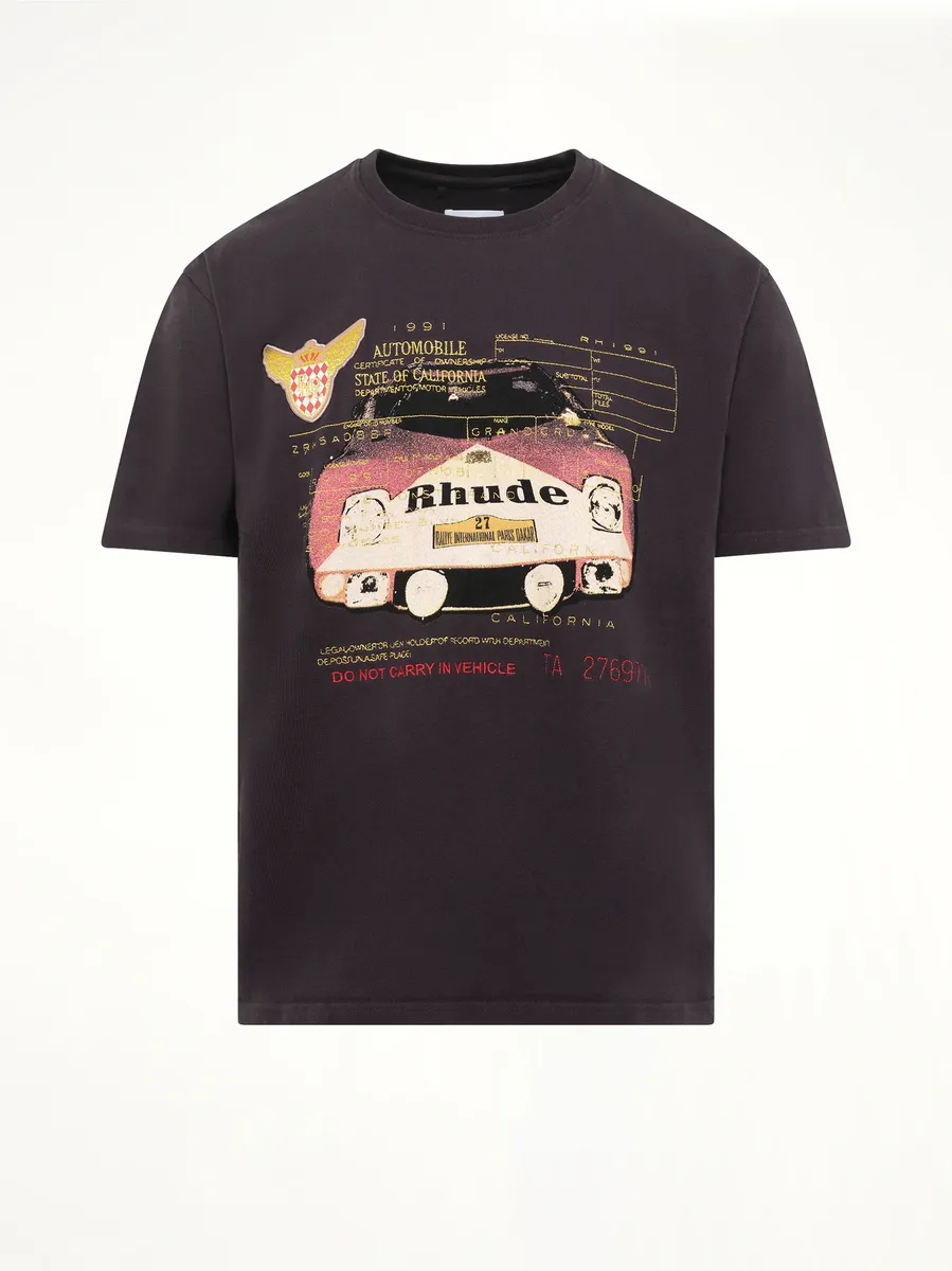Rhude Slip T-shirt in Vintage Black | Thumbnail 2 Rhude Slip T-shirt in Vintage Black | Thumbnail 2