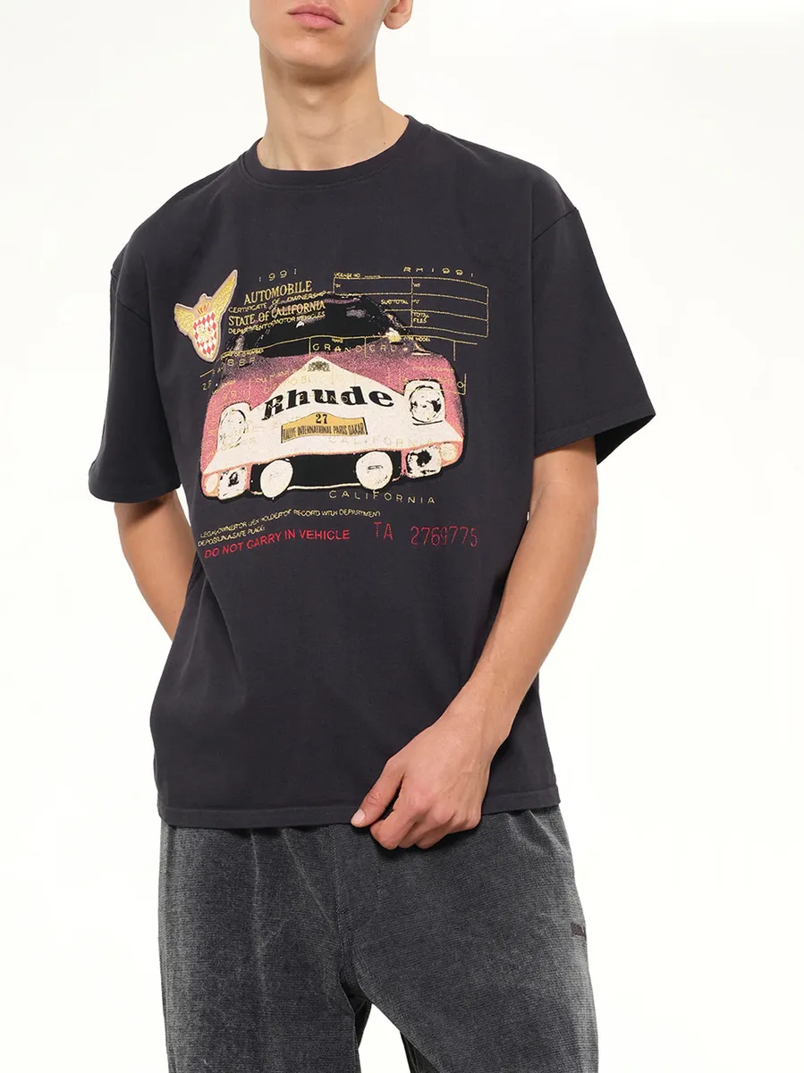 Rhude Slip T-shirt in Vintage Black | Thumbnail 6 Rhude Slip T-shirt in Vintage Black | Thumbnail 6