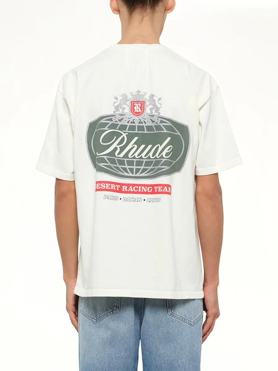 Rhude Desert Crest T-shirt in Vintage White/silver | Thumbnail 5 Rhude Desert Crest T-shirt in Vintage White/silver | Thumbnail 5