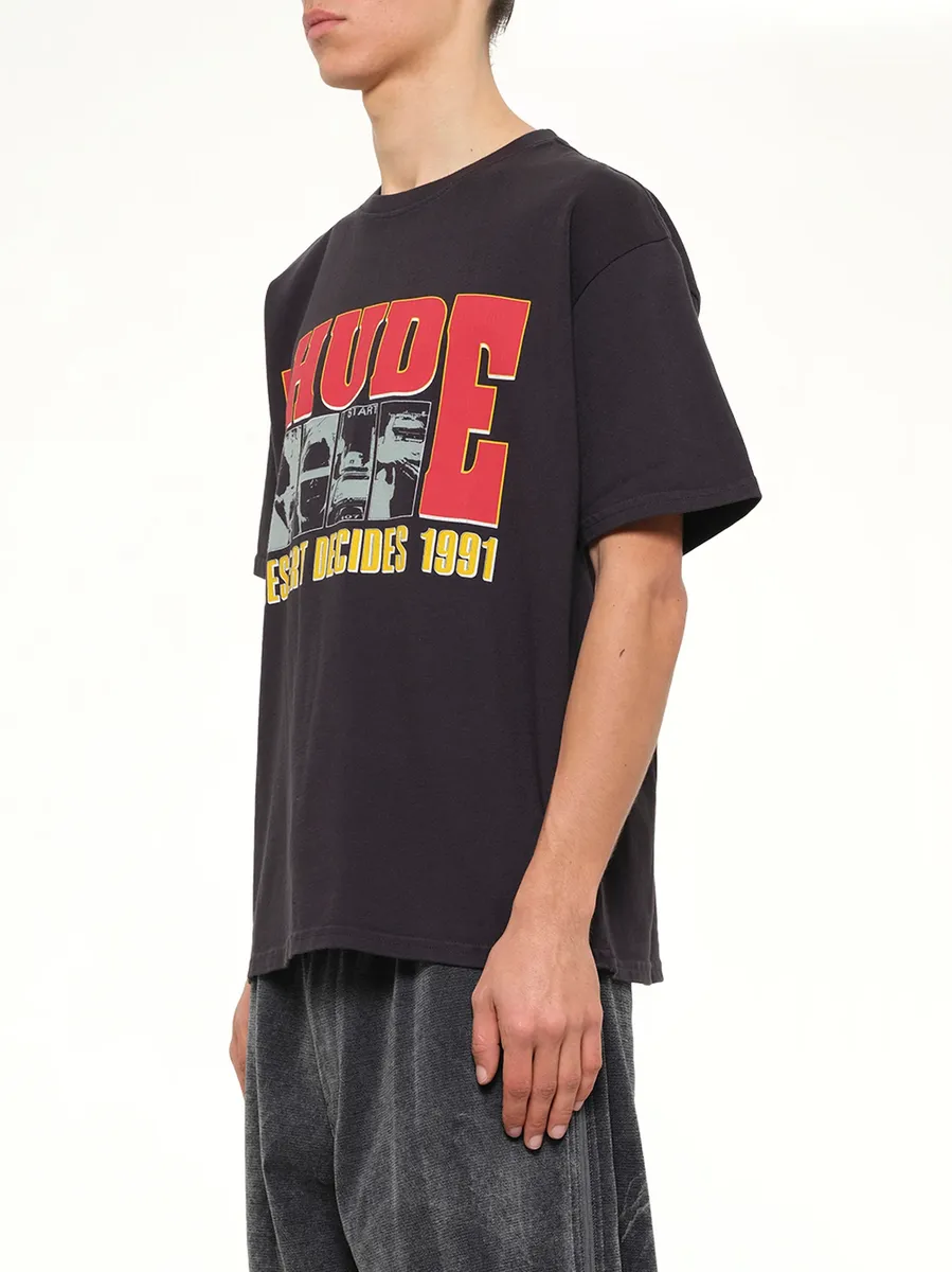Rhude The Desert Decides T-shirt in Vintage Black | Thumbnail 3 Rhude The Desert Decides T-shirt in Vintage Black | Thumbnail 3