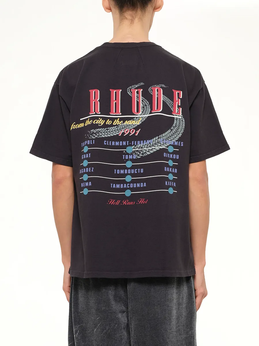 Rhude The Desert Decides T-shirt in Vintage Black | Thumbnail 5 Rhude The Desert Decides T-shirt in Vintage Black | Thumbnail 5