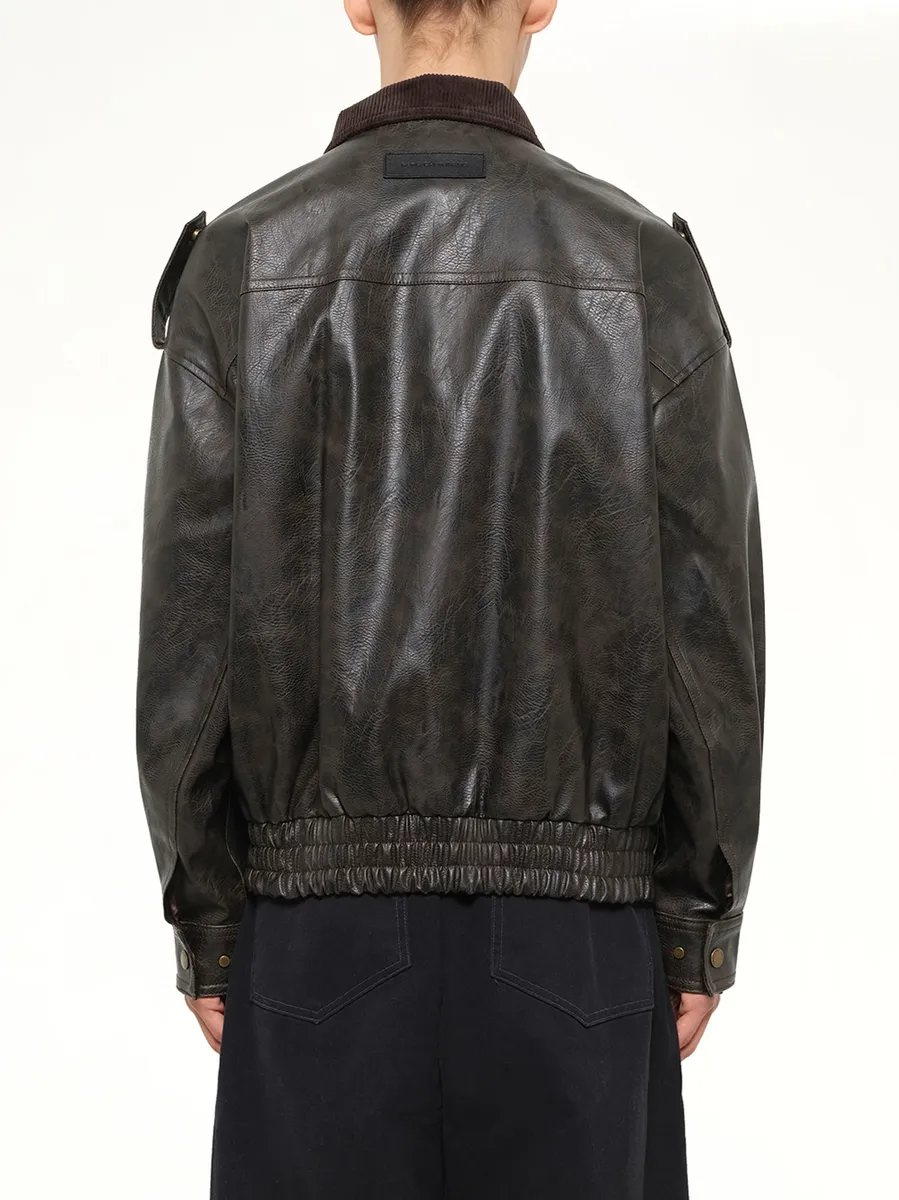 FENG CHEN WANG Distressed Biker Jacket | Thumbnail 5 FENG CHEN WANG Distressed Biker Jacket | Thumbnail 5