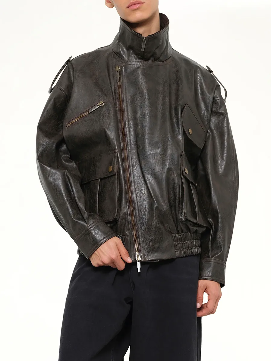 FENG CHEN WANG Distressed Biker Jacket | Thumbnail 6 FENG CHEN WANG Distressed Biker Jacket | Thumbnail 6