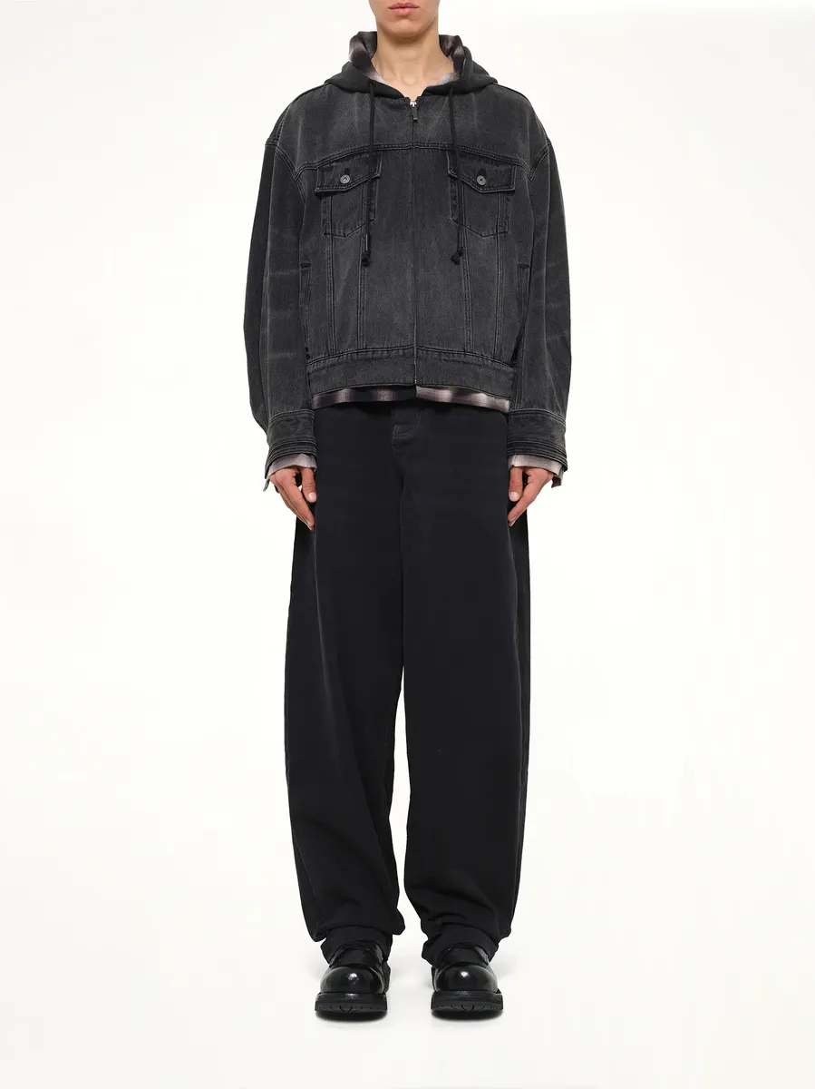 FENG CHEN WANG Denim 2-in-1 Hoodie Jacket | Thumbnail 7 FENG CHEN WANG Denim 2-in-1 Hoodie Jacket | Thumbnail 7