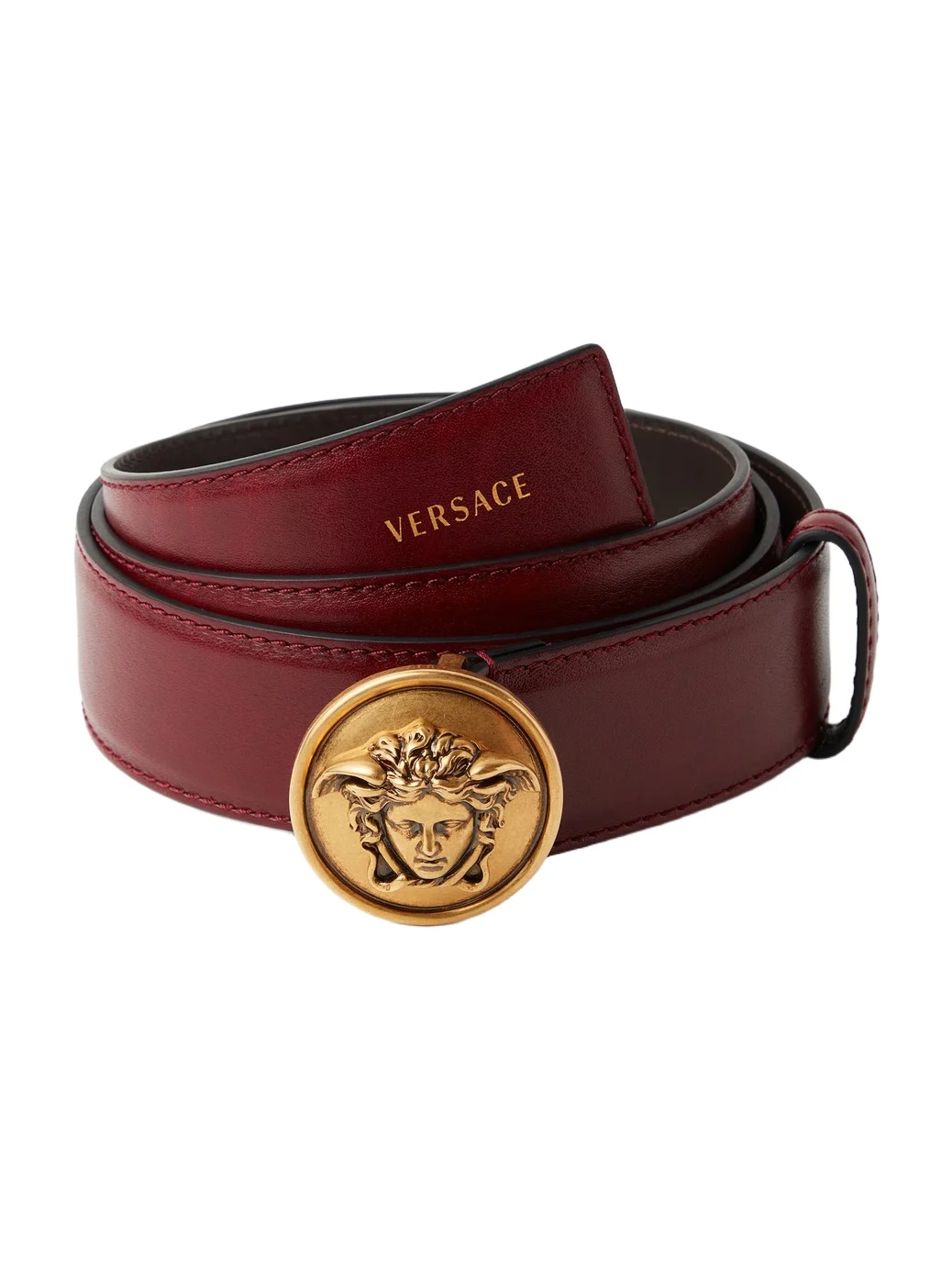 Versace Leather Belt 3.5 cm