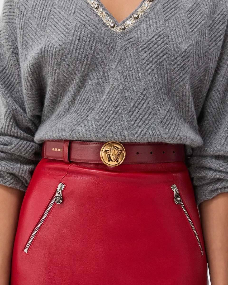 Versace Leather Belt 3.5 cm | Thumbnail 2 Versace Leather Belt 3.5 cm | Thumbnail 2