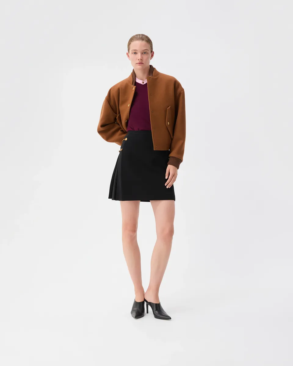 Versace Stretch Viscose Cady Mini Skirt | Thumbnail 2 Versace Stretch Viscose Cady Mini Skirt | Thumbnail 2