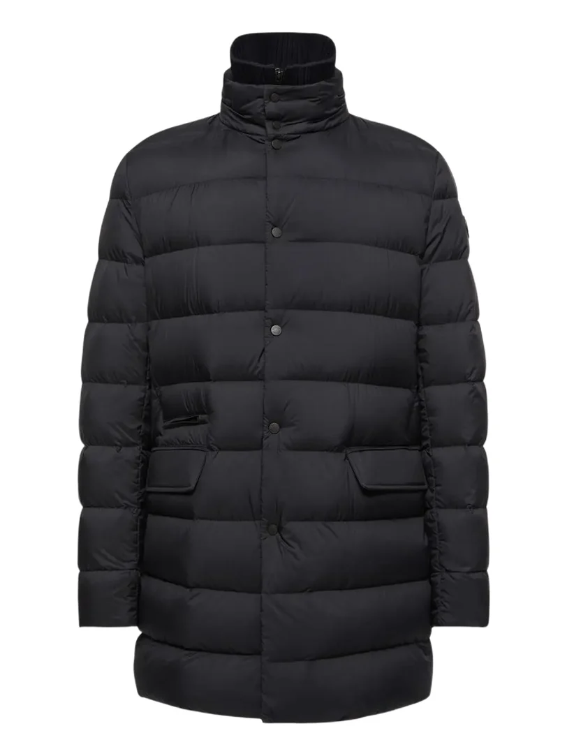 Moncler Lencoise Hooded Long Down Jacket