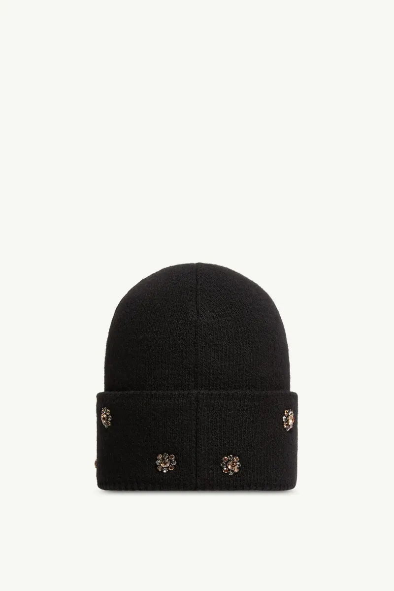 Moncler Wool & Cashmere Jacquard Beanie | Thumbnail 5 Moncler Wool & Cashmere Jacquard Beanie | Thumbnail 5