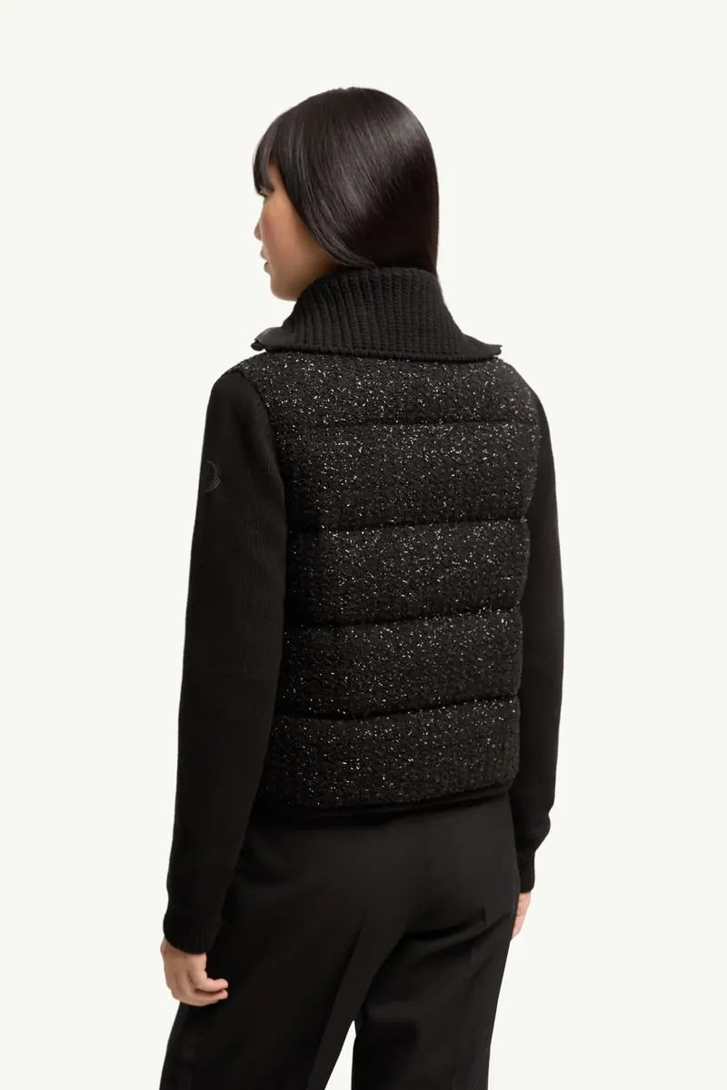 Moncler Wool & Cashmere Blend Down Cardigan | Thumbnail 6 Moncler Wool & Cashmere Blend Down Cardigan | Thumbnail 6