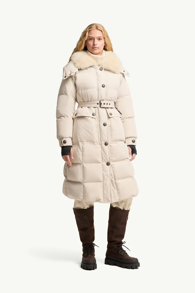 Moncler Grenoble Gelisette Shearling-trimmed Long Down Jacket | Thumbnail 5 Moncler Grenoble Gelisette Shearling-trimmed Long Down Jacket | Thumbnail 5