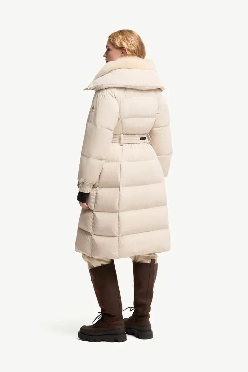 Moncler Grenoble Gelisette Shearling-trimmed Long Down Jacket | Thumbnail 6 Moncler Grenoble Gelisette Shearling-trimmed Long Down Jacket | Thumbnail 6