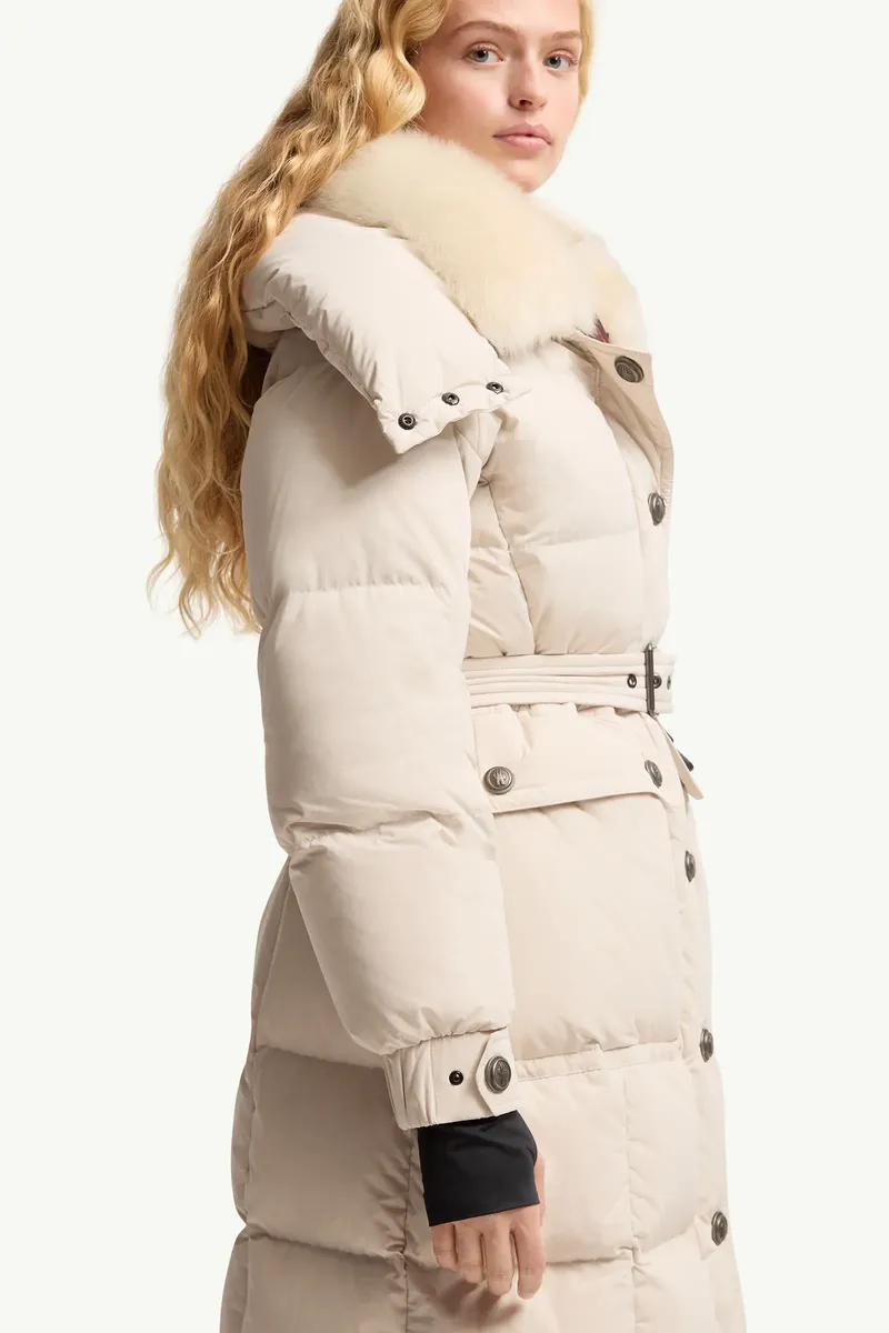 Moncler Grenoble Gelisette Shearling-trimmed Long Down Jacket | Thumbnail 7 Moncler Grenoble Gelisette Shearling-trimmed Long Down Jacket | Thumbnail 7