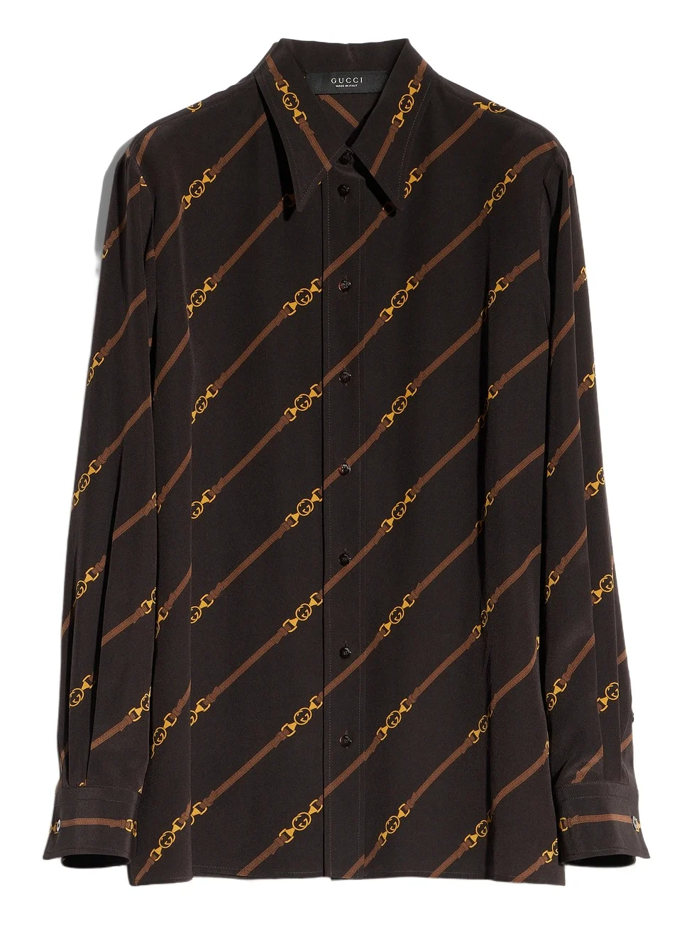 Printed Silk Crêpe De Chine Shirt Printed Silk Crêpe De Chine Shirt