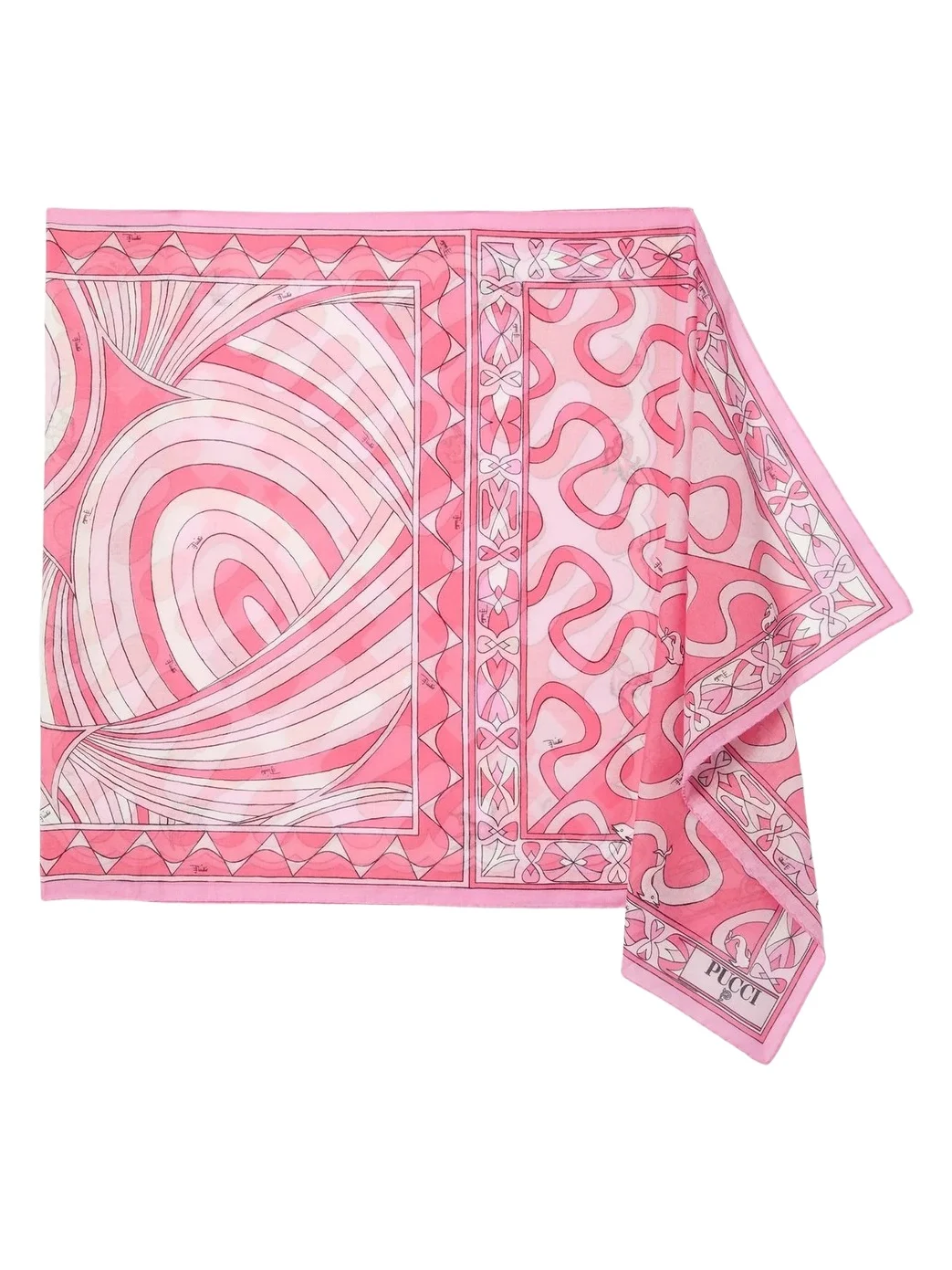 PUCCI Mixed Print Cotton Sarong