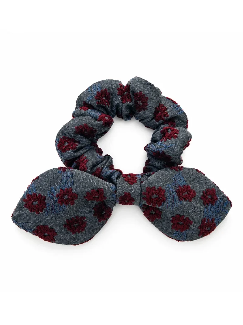Teal Tapestry Scrunchie