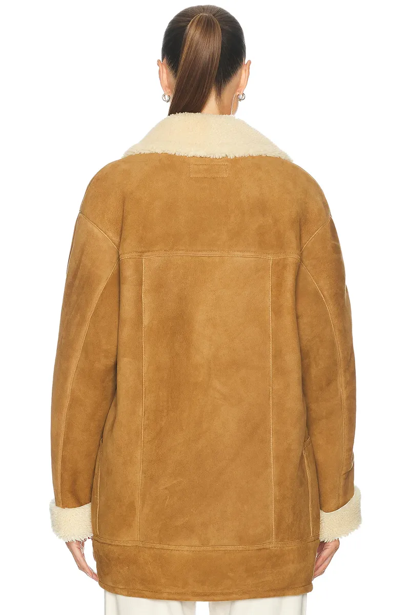 Nili Lotan Noelle Shearling Coat | Thumbnail 4 Nili Lotan Noelle Shearling Coat | Thumbnail 4